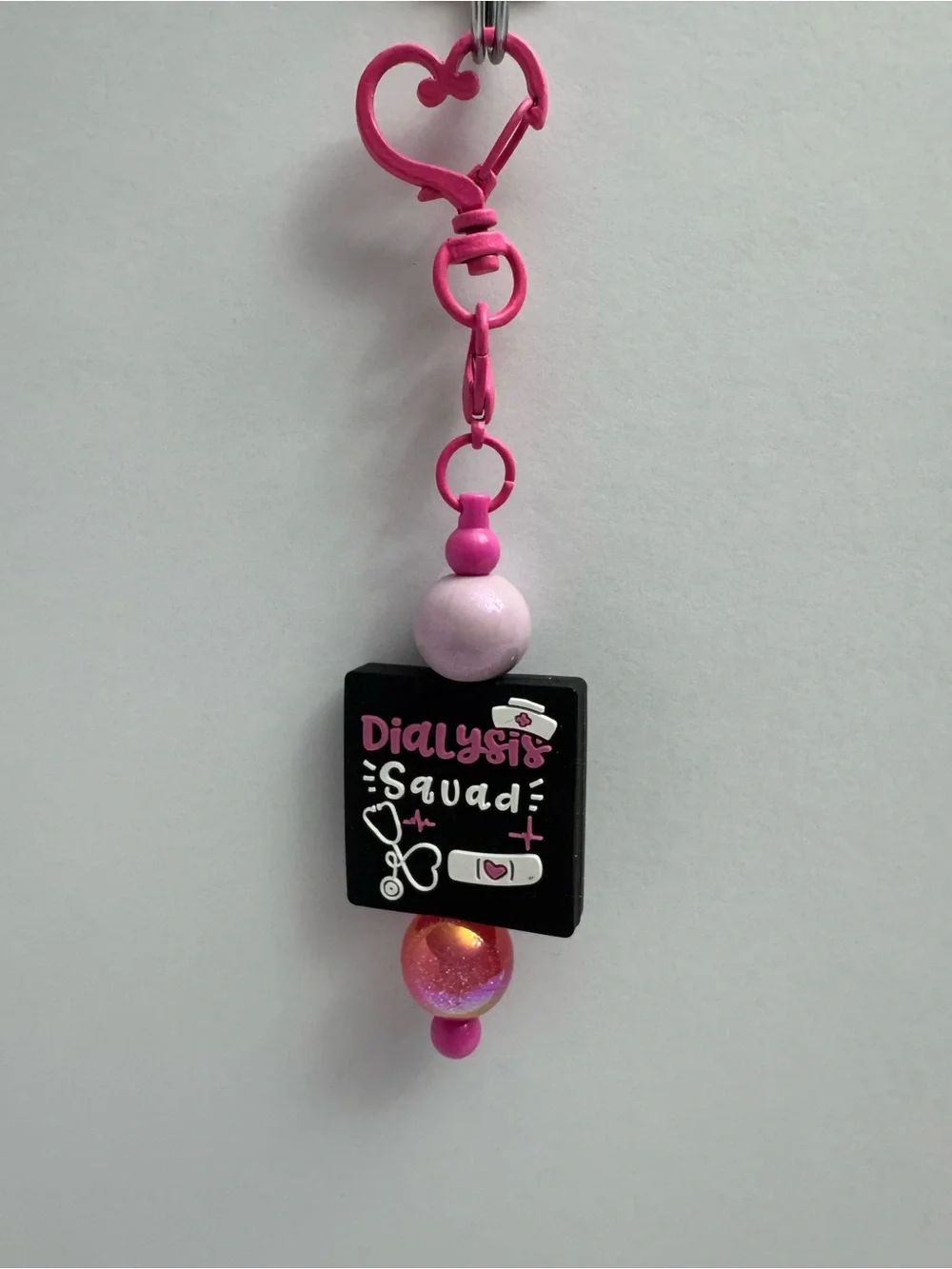 Doctor & Dialysis Squad Purple Pen and Keychain Set